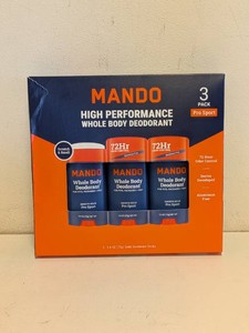NEW MANDO FULL BODY DEODORANT 3PK