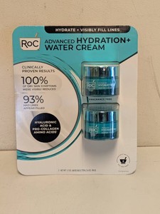 NEW ROC ADVANCED HYDRATION PLUS WATER CREAM 2PK