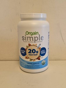 NEW ORGAIN SIMPLE PLANT PROTEIN POWDER CREAMY VANILLA