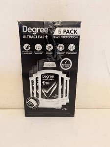 NEW DEGREE ULTRACLEAR PLUS DEODORANT 5PK