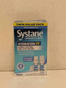 NEW SYSTANE LUBRICANT EYE DROPS 2PK