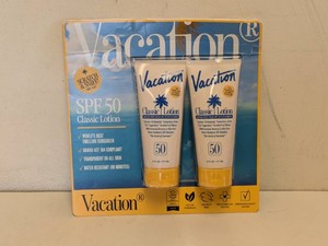 NEW VACATION CLASSIC LOTION SUNSCREEN SPF50 2PK