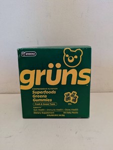 NEW GRUNS SUPERFOODS GREENS GUMMIES 35CT
