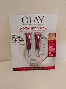OLAY ADVANCED EYE MULTI TASKING ANTI AGING EYE CREAM 2PK