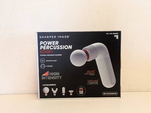 SHARPER IMAGE POWER PERCUSSION EDGE PORTABLE PERCUSSION MASSAGER
