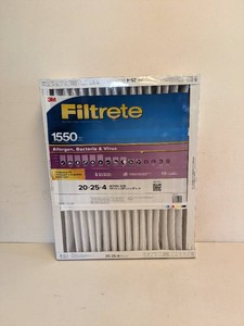 NEW 3M FILTRETE 1550 20x25x4 FILTERS 2PK