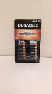NEW DURACELL POWER BOOST AAA BATTERIES 40CT
