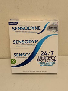 NEW SENSODYNE ADVANCED WHITENING TOOTHPASTE 4PK