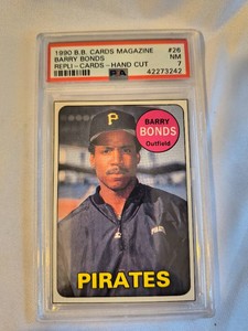 Barry Bonds PSA 7 Card