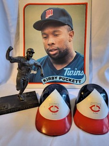Kirby Puckett Statue and Twins Memorabilia