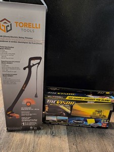 NEW IN BOXES - Weed Wacker & Car Visor