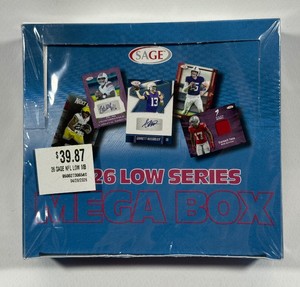 2026 Sage Football Low Series Mega Card Box - NewSealed
