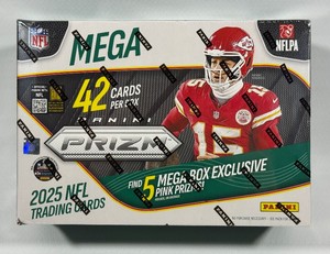 2025 Prizm NFL Football Mega Card Box - NewSealed