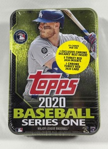 2020 Topps Series 1 Baseball Card Tin - NewSealed