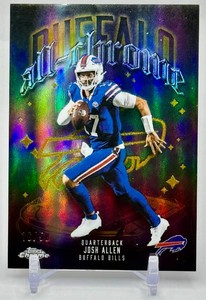 Josh Allen 2025 Topps Chrome All-Chrome Gold 1650 Football Card No. ACT-2