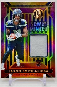 Jaxon Smith-Njigba 2023 Gold Standard Rookie Patch (Jersey Number) 1124 Rookie Football Card No. NM-17
