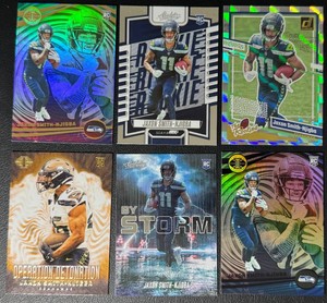 Jaxon Smith-Njigba 6-Card Rookie Football Card Lot