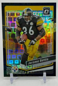 Jerome Bettis 2023 Donruss Optic Black Pandora 0725 Football Card No. 162