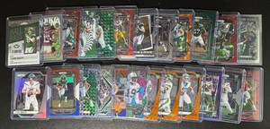 New York Jets 20 InsertParallel Football Card Lot