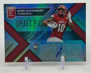 Jaire Alexander 2018 Elite Draft Picks Auto Rookie Football Card No. 208