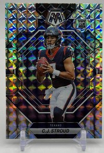 CJ Stroud 2023 Mosaic Silver Prizm Rookie Football Card No. 292
