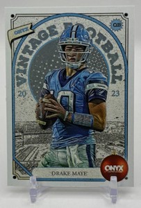 Drake Maye 2023 Oynx Vintage Rookie Football Card No. OVDM