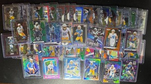 Los Angeles Chargers 45 Card Parallel Football Card Lot