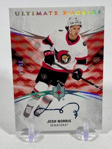 Josh Norric Auto 99 2020-21 Ultimate Rookies Collection #194 Numbered 8699 Hockey Card