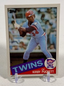 Kirby Puckett RC 1985 Topps #536 Rookie Vintage Minnesota Twins Baseball Card