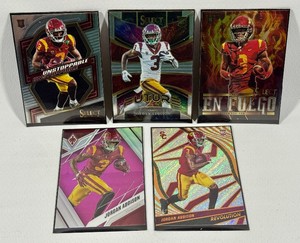 Jodan Addison 5 Card Rookie Minnesota Vikings Football Lot