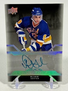 Doug Gilmour Auto 2016-17 Upper Deck Black Penmanship #PEN-DG Hockey Card