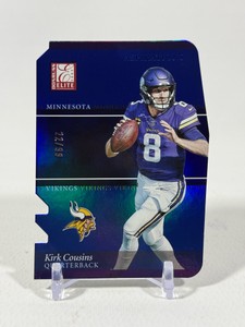 Kirk Cousins 99 Diecut Blue 2023 Donurss Elite Aspirations #31 Numbered 2299 Minnesota Vikings Football Card