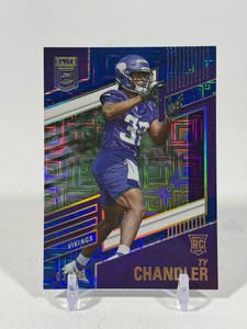 Ty Chandler 10 RC Blue Mojo 2022 Donruss Elite #171 Rookie Minnesota Vikings Football Card Numbered 310