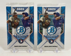 2 Packs - 2021 Bowman Chrome Baseball Cards