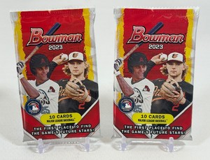 2 Packs -2023 Bowman Baseball Cards