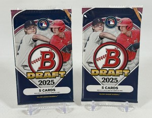2 Packs - 2025 Bowman Draft Baseball Cards