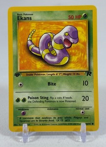Ekans 1st Edition 5682 Pokemon Trading Card