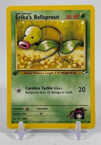 Erikas Bellsprout 1st Edition 76132 Pokemon Trading Card
