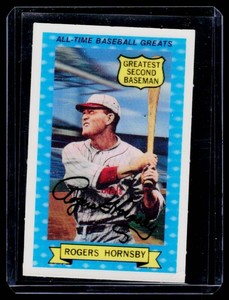Rogers Hornsby 1970 Kelloggs All-Time Greats #2 Vintage Baseball Card