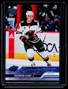 Daemon Hunt Young Guns RC 2023 Upper Deck #494 Rookie Minnesota Wild Hockey Card