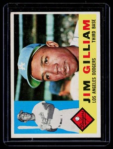 Jim Gilliam 1960 Topps #255 Vintage Baseball Card
