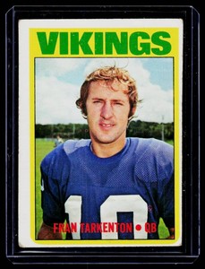 Fran Tarkenton 1972 Topps #225 Vintage Minnesota Vikings Football Card