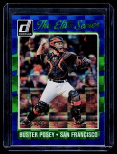 Buster Posey 2492017 Donruss Elite Series #ES-22 Numbered 58249 Baseball Card