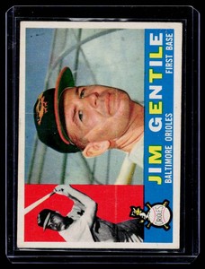 Jim Gentile RC 1960 Topps #448 Rookie Baseball Vintage Card