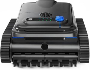 $500 2026 Upgrade OUCAXIA Robotic Pool Vacuum, 4L Large Capacity Pool Vacuum for Inground & Above Ground Pools Wall Climbing Pool Robot for Floor/Wall/Waterline/All Cover Up to 2200sq.ft, Auto-Parking