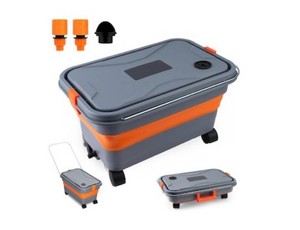 Bucket Dolly 5 Gallon with Wheels,360 Rolling Car Wash Bucket Roller  For 2.5 5 Gallon Buckets   Includes Bucket Insert, Cleaning Brush, Holds 300 lbs   for Washing & Waxing