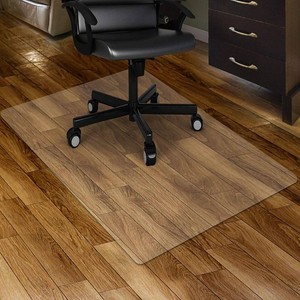Kuyal Clear Chair mat for Hardwood Floor, 36 x 48 inches  Transparent Floor Mats WoodTile Protection Mat for Office & Home (36 X 48 Rectangle)