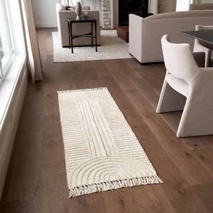 Beautiful 2x6 ft. Boho Runner Rug with Tassels for Your Hallway, Bedroom Or Living Room - Soft Cotton Carpet Fits Perfectly in Any KitchenDining Space - Washable Rug Enhances Any Home Decor