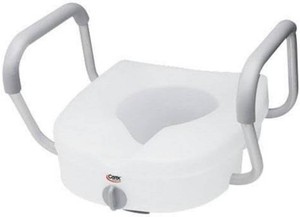 Toilet Seat E-Z Lock wArms Adjustable Handle Width