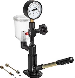 Vevor 400Bar 6000PSI Diesel Fuel Injector Tester Diesel Injector Nozzle Tester with Dual Scale Gauge to Adjust Injector Nozzle Pressure and Testing Diesel Injector Nozzle Pop Pressure Tester